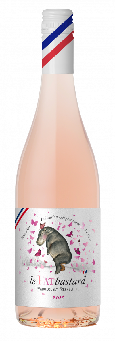 Rosé Wine Bottle