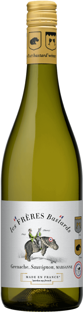 G.S.M. Blanc Wine Bottle
